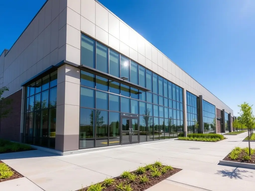 gewerbe-außenanlage